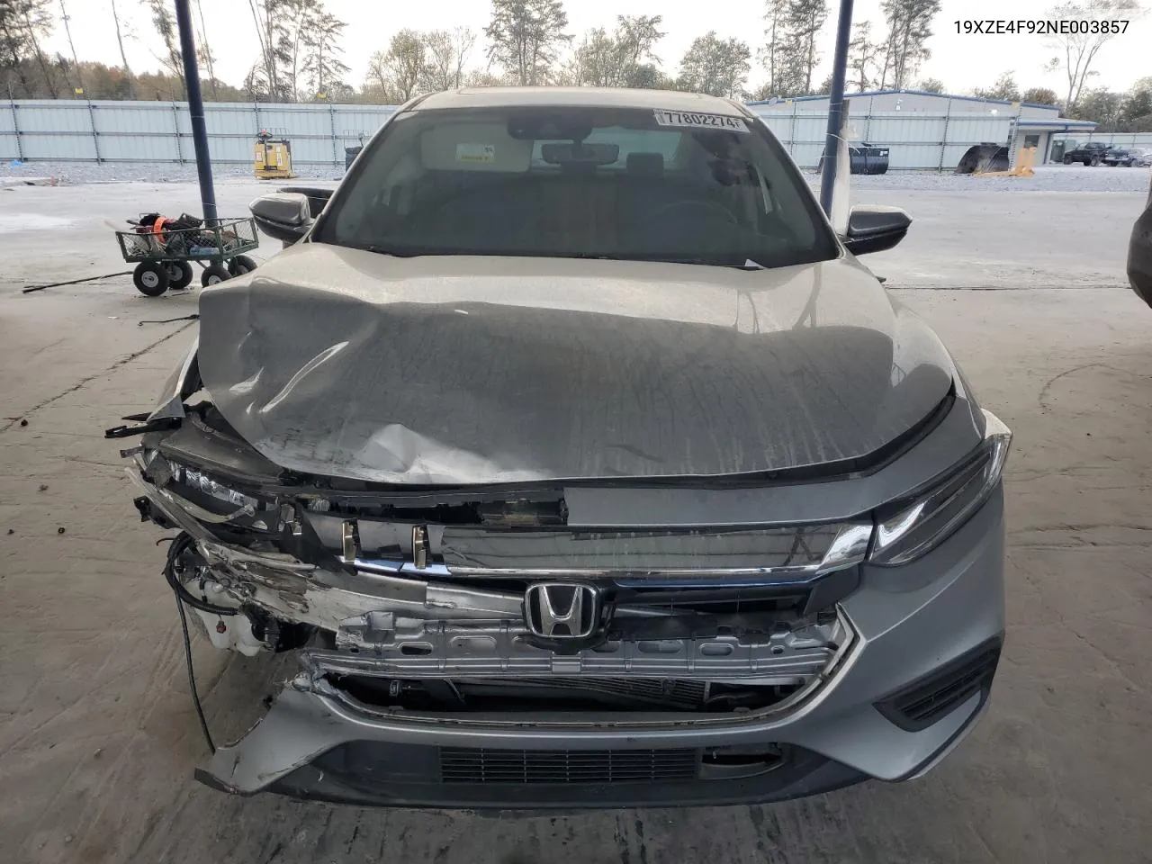 2022 Honda Insight Touring VIN: 19XZE4F92NE003857 Lot: 77802274