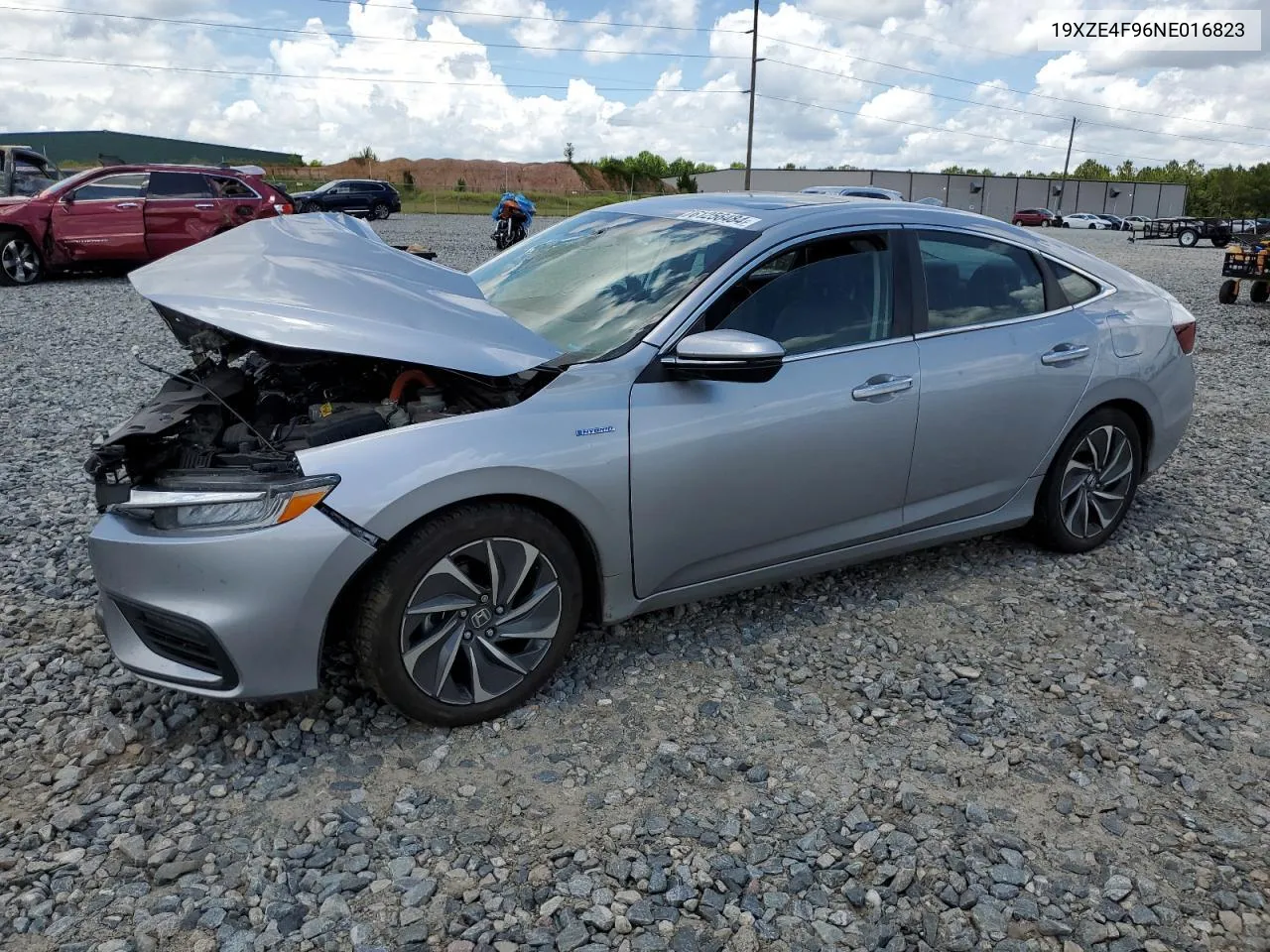 2022 Honda Insight Touring VIN: 19XZE4F96NE016823 Lot: 77807794