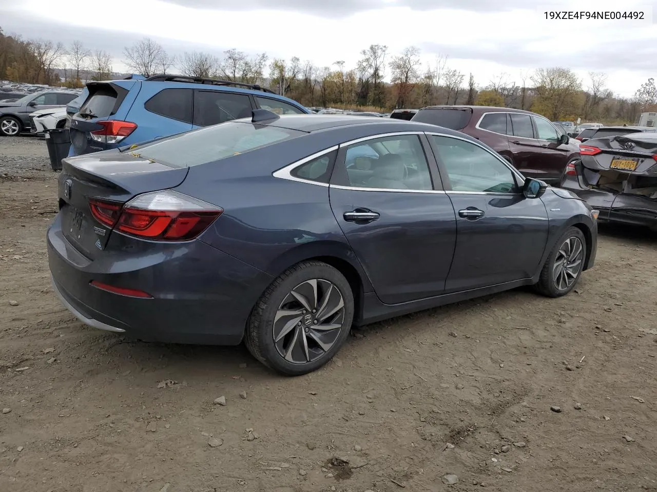 2022 Honda Insight Touring VIN: 19XZE4F94NE004492 Lot: 78144984