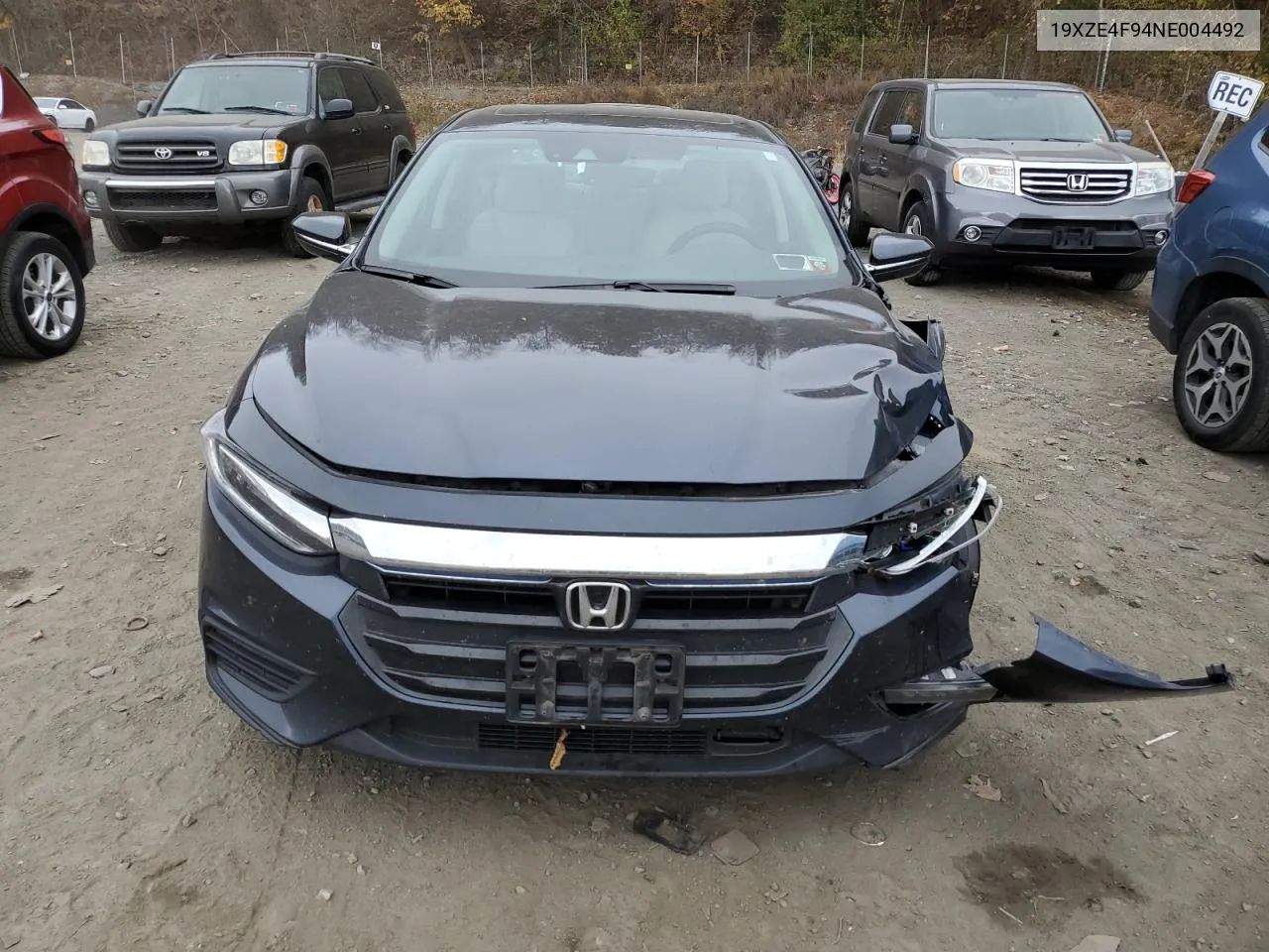 2022 Honda Insight Touring VIN: 19XZE4F94NE004492 Lot: 78144984