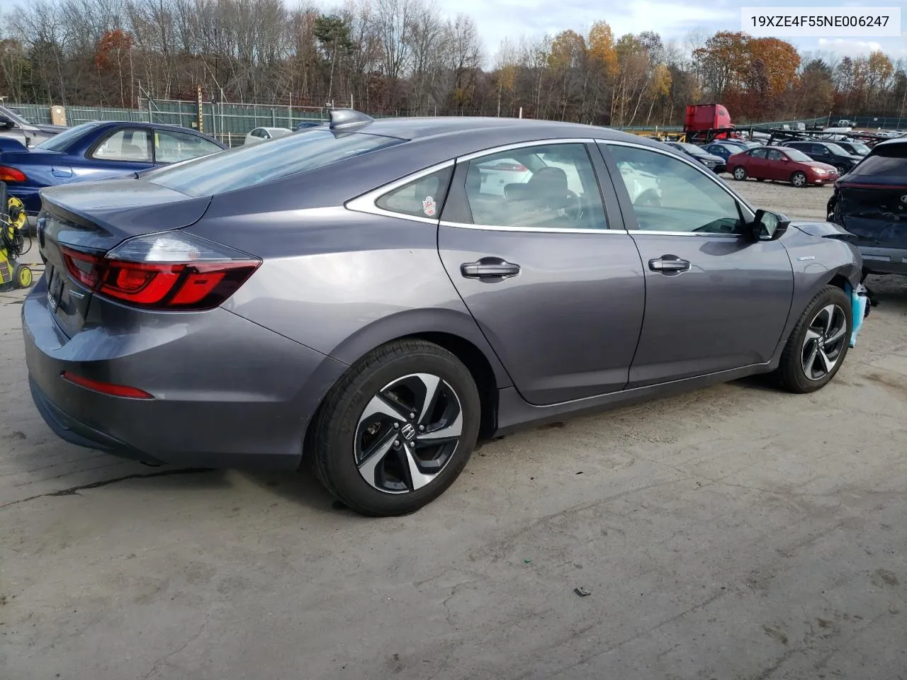 2022 Honda Insight Ex VIN: 19XZE4F55NE006247 Lot: 78640304