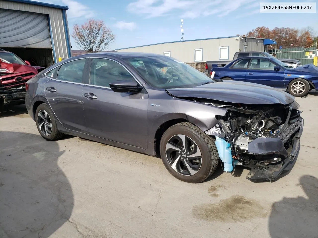 2022 Honda Insight Ex VIN: 19XZE4F55NE006247 Lot: 78640304