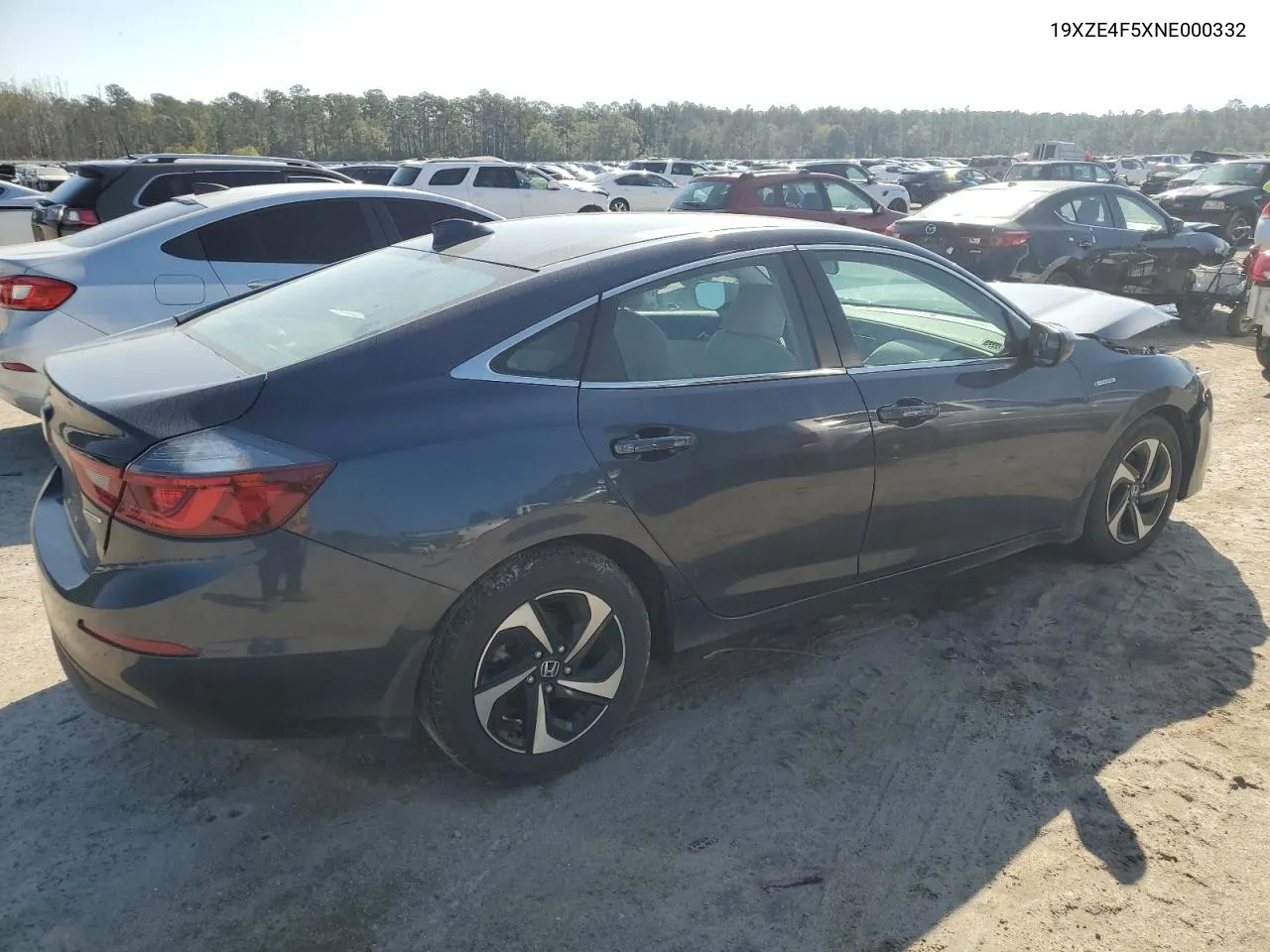 2022 Honda Insight Ex VIN: 19XZE4F5XNE000332 Lot: 79322514