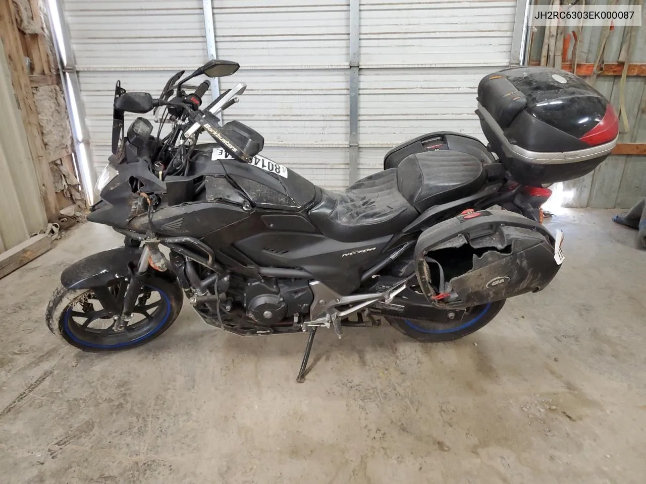 2014 Honda Nc700X VIN: JH2RC6303EK000087 Lot: 80148774