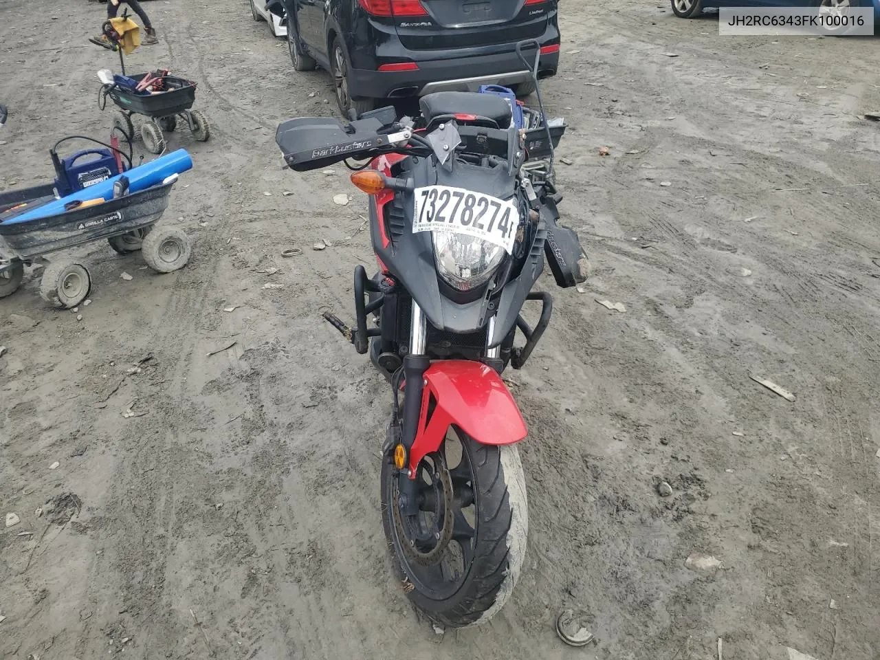 JH2RC6343FK100016 2015 Honda Nc700Xd