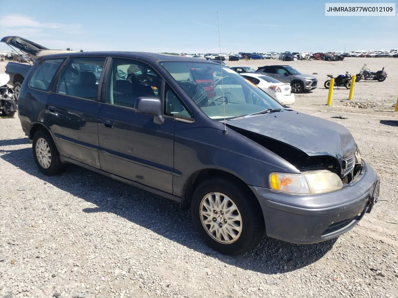 1998 Honda Odyssey Ex VIN: JHMRA3877WC012109 Lot: 61417724