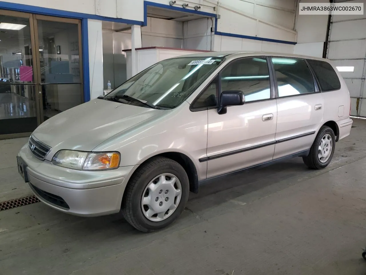 JHMRA3863WC002670 1998 Honda Odyssey Lx