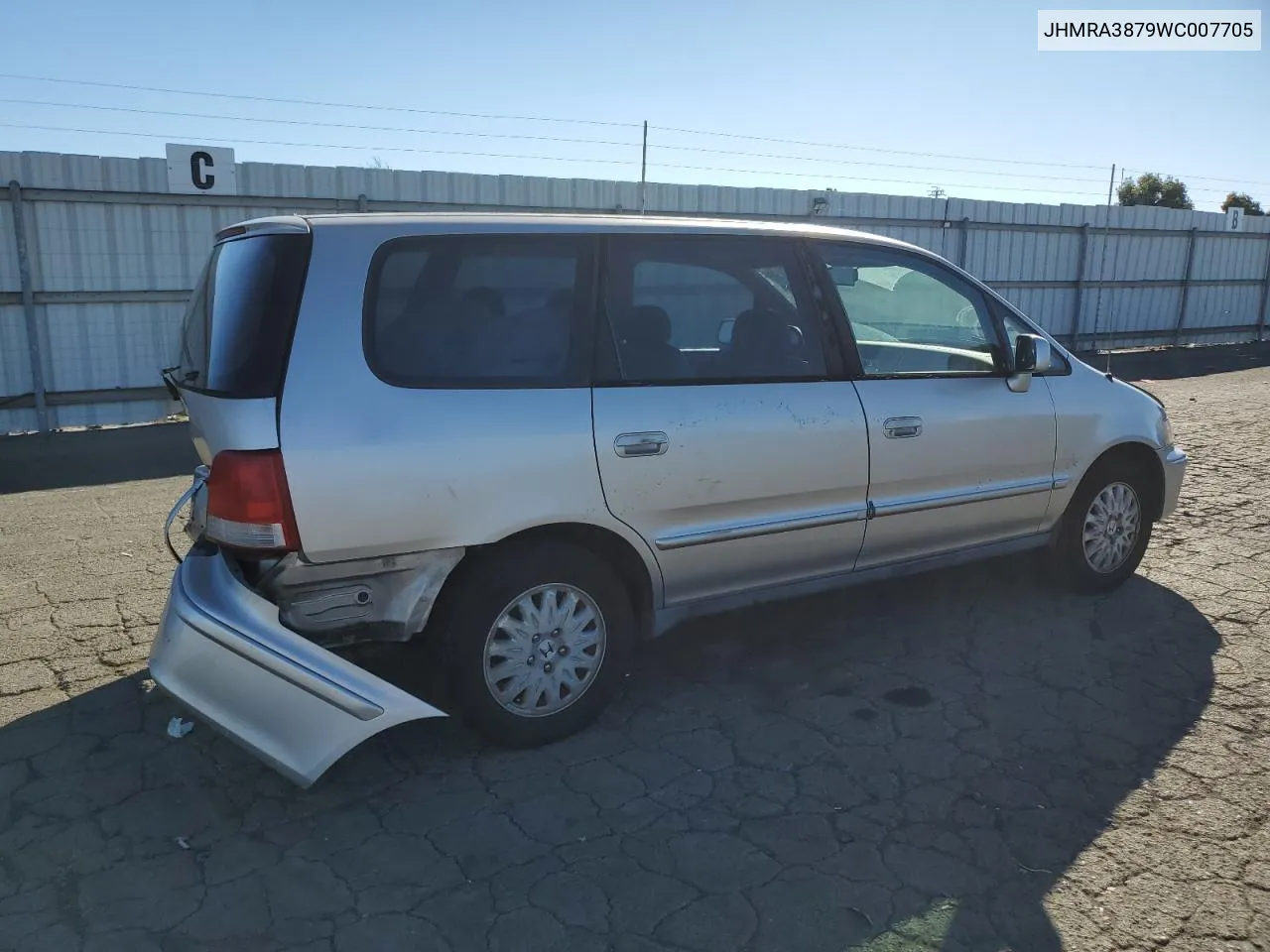 1998 Honda Odyssey Ex VIN: JHMRA3879WC007705 Lot: 74537574