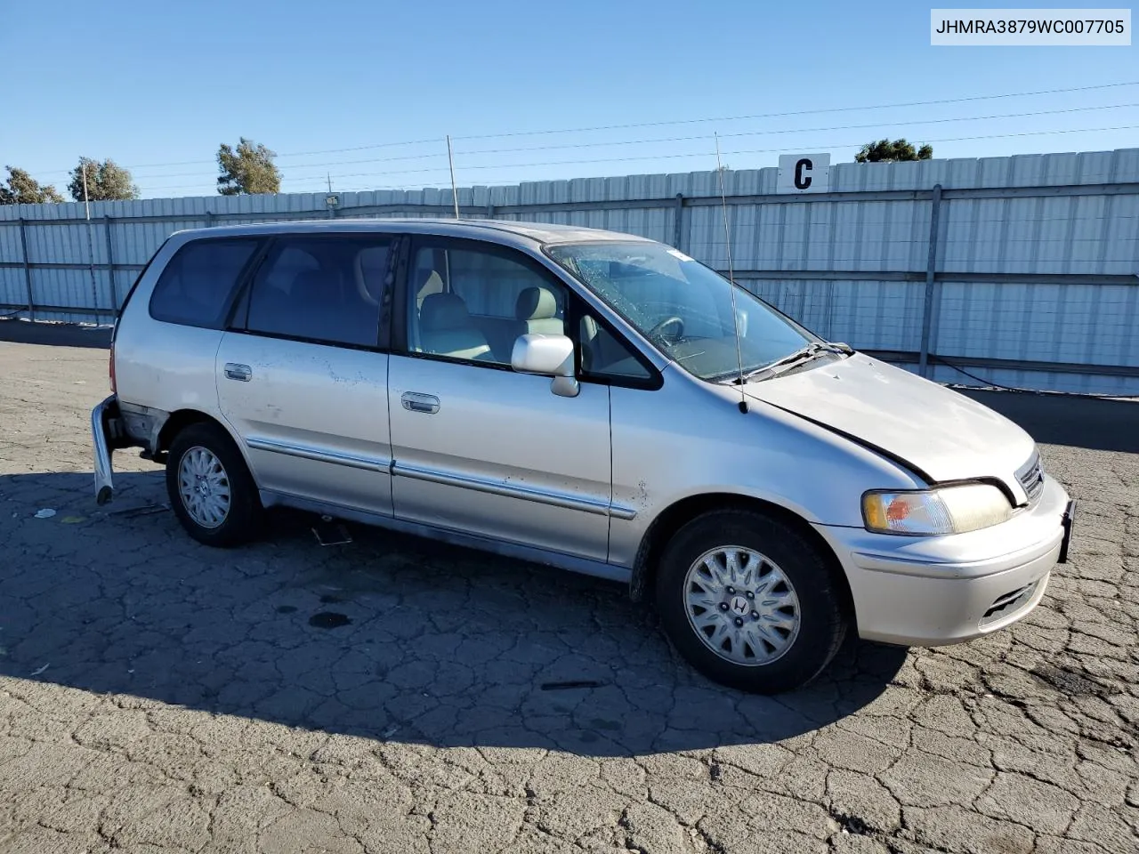 1998 Honda Odyssey Ex VIN: JHMRA3879WC007705 Lot: 74537574