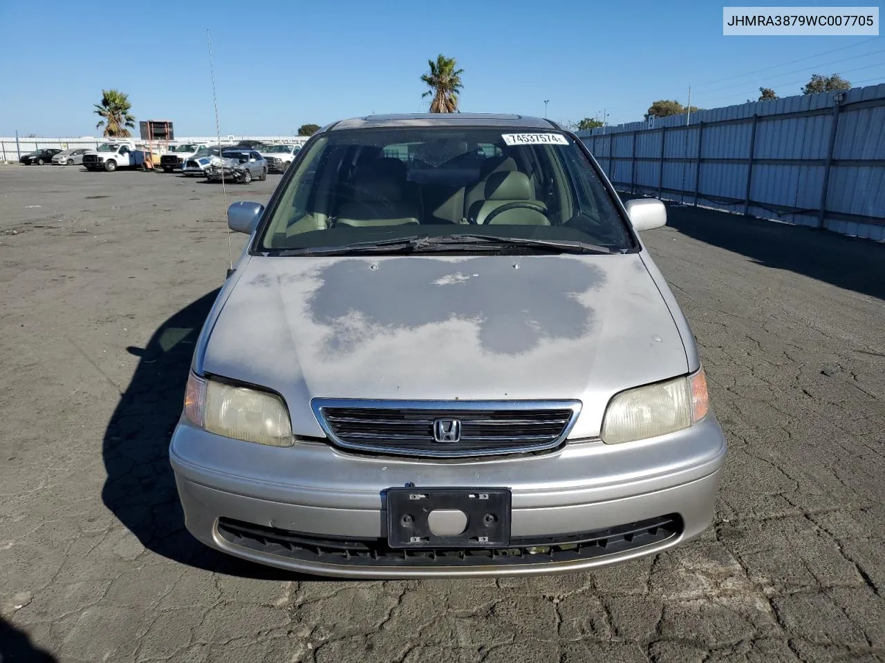 1998 Honda Odyssey Ex VIN: JHMRA3879WC007705 Lot: 74537574