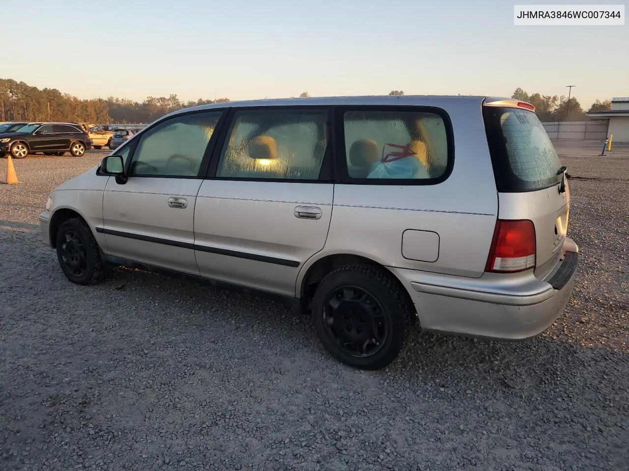 1998 Honda Odyssey Lx VIN: JHMRA3846WC007344 Lot: 77679654