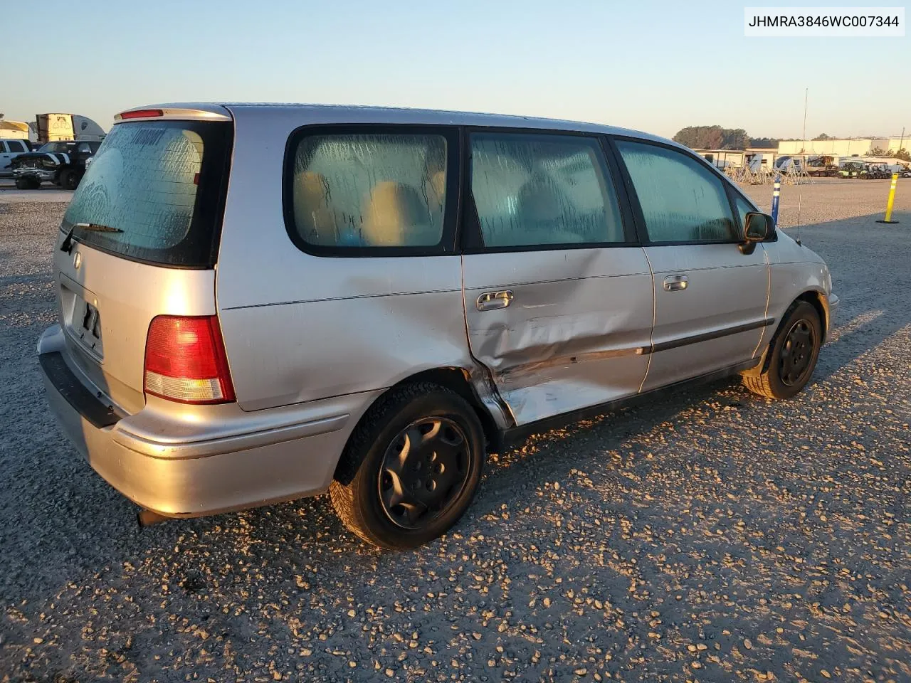 1998 Honda Odyssey Lx VIN: JHMRA3846WC007344 Lot: 77679654