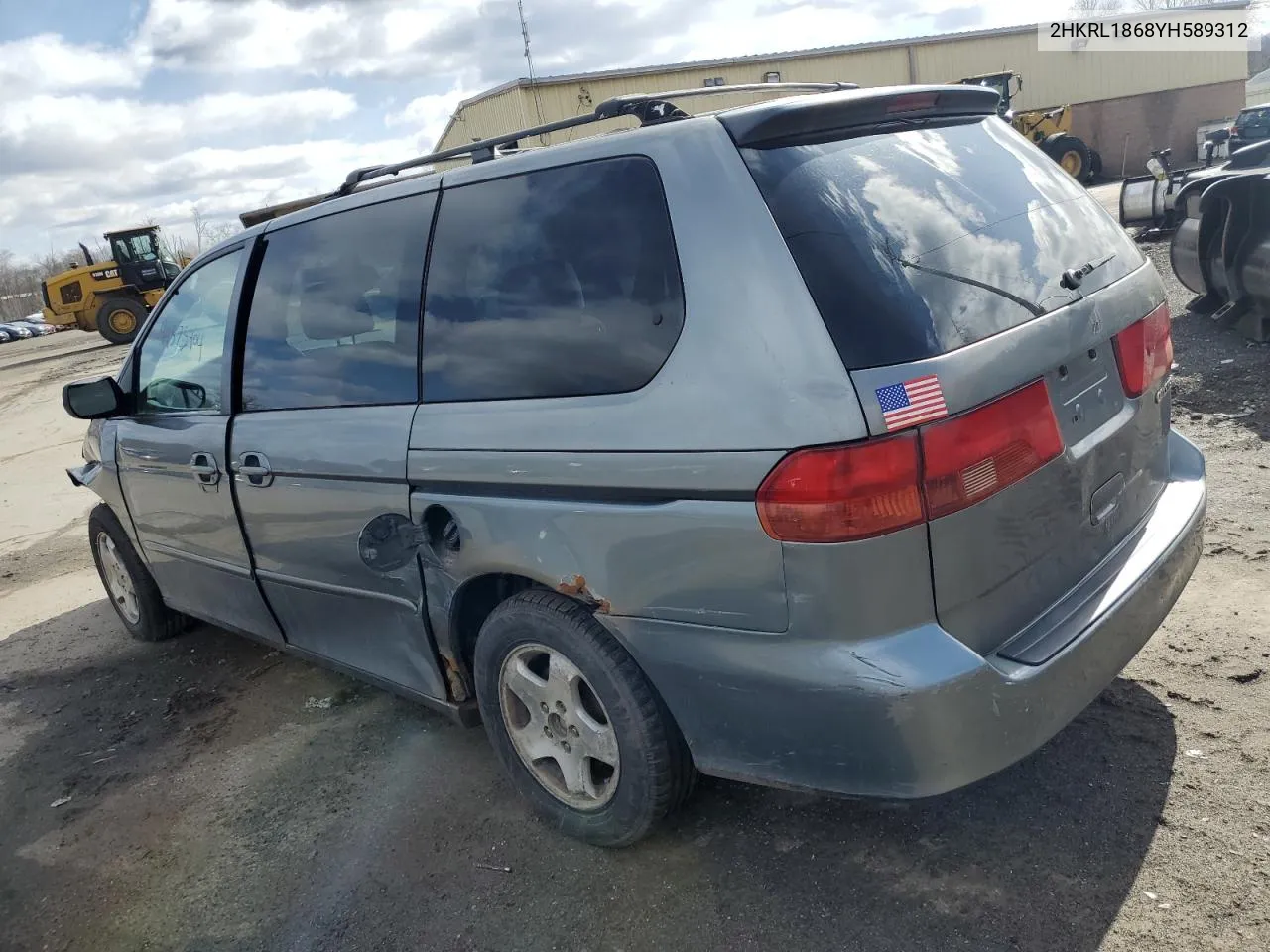 2000 Honda Odyssey Ex VIN: 2HKRL1868YH589312 Lot: 44575404