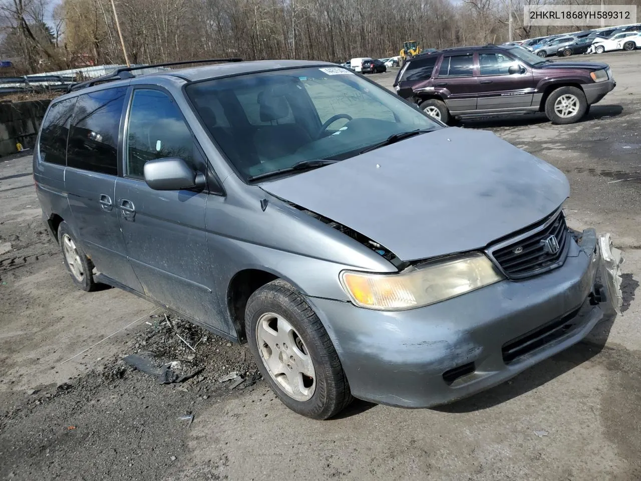 2000 Honda Odyssey Ex VIN: 2HKRL1868YH589312 Lot: 44575404