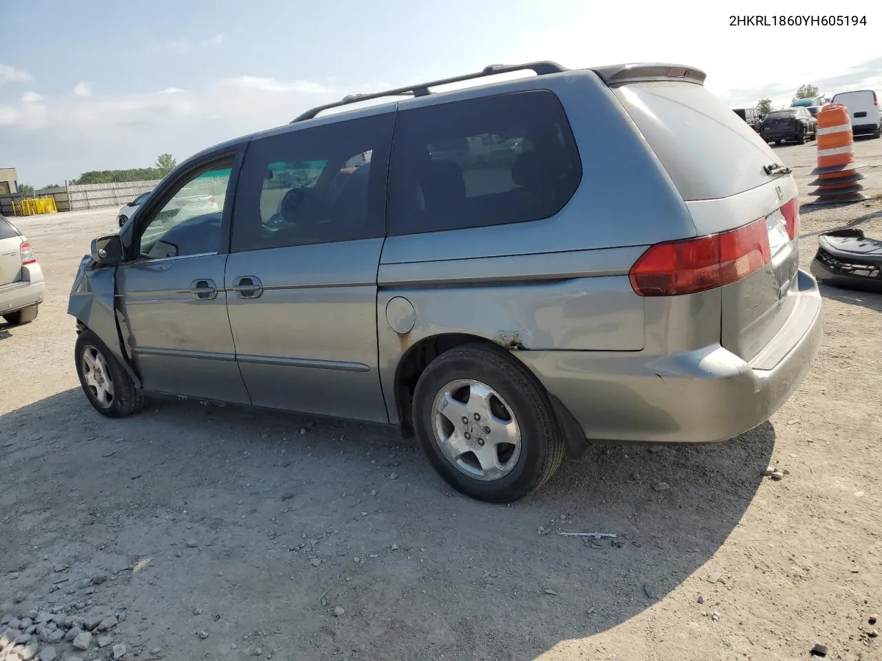 2000 Honda Odyssey Ex VIN: 2HKRL1860YH605194 Lot: 66799954