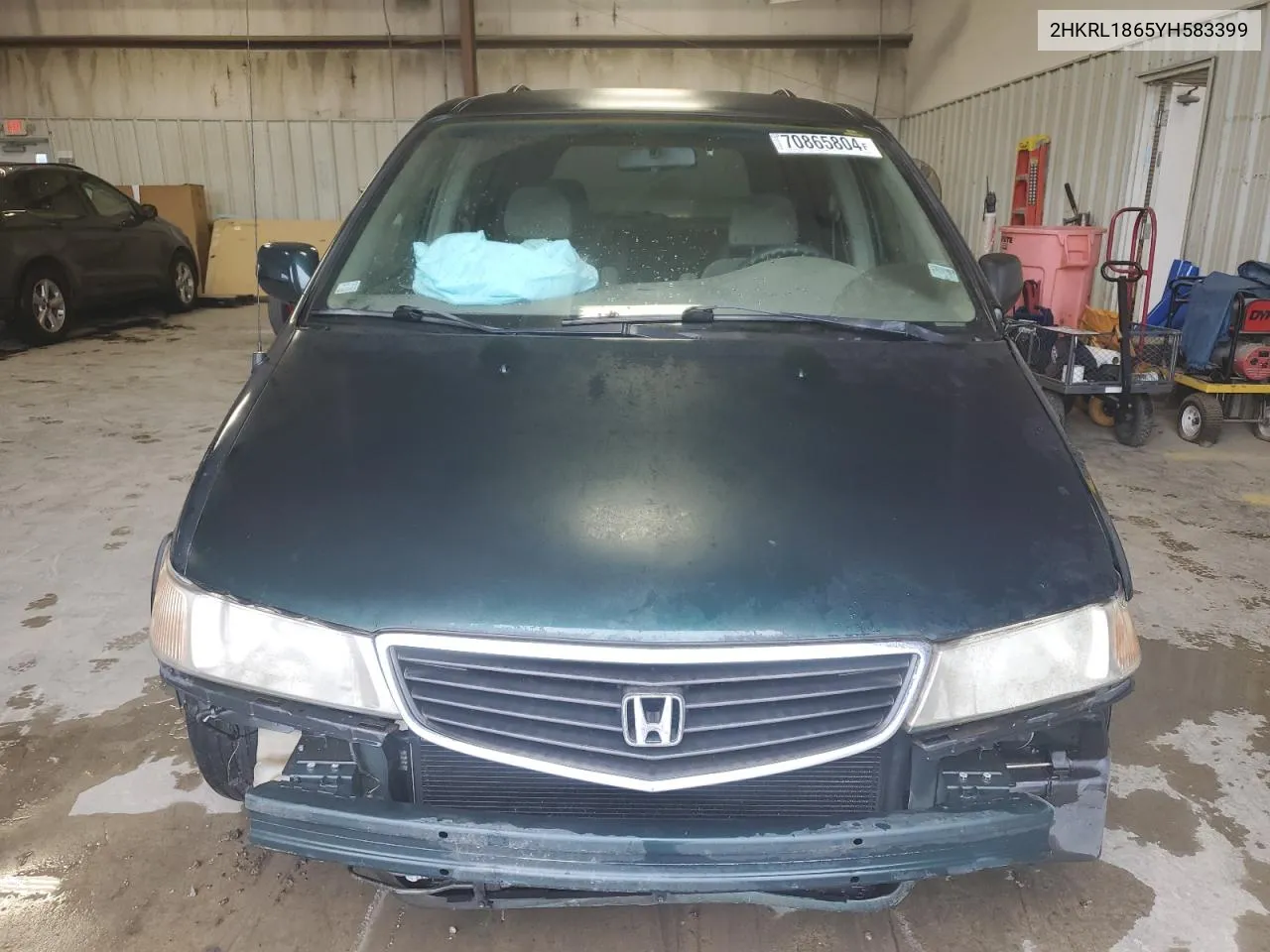 2000 Honda Odyssey Ex VIN: 2HKRL1865YH583399 Lot: 70865804