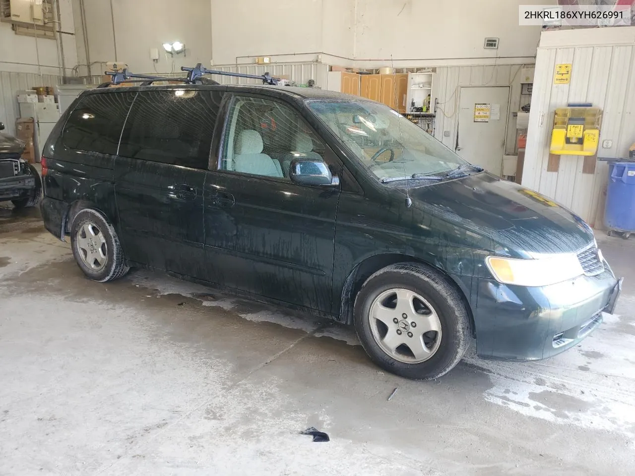 2000 Honda Odyssey Ex VIN: 2HKRL186XYH626991 Lot: 72427164