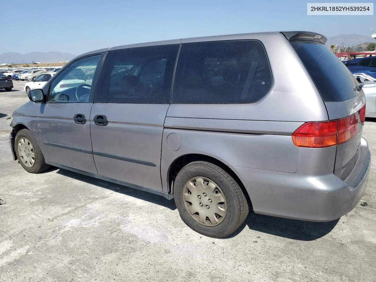 2000 Honda Odyssey Lx VIN: 2HKRL1852YH539254 Lot: 75422554