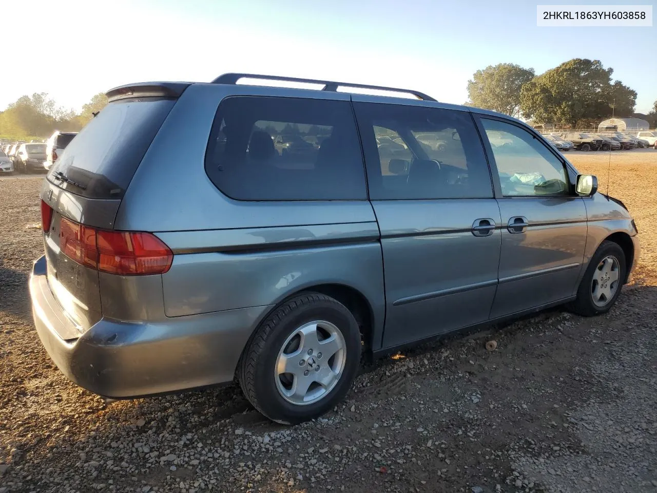 2000 Honda Odyssey Ex VIN: 2HKRL1863YH603858 Lot: 76788494