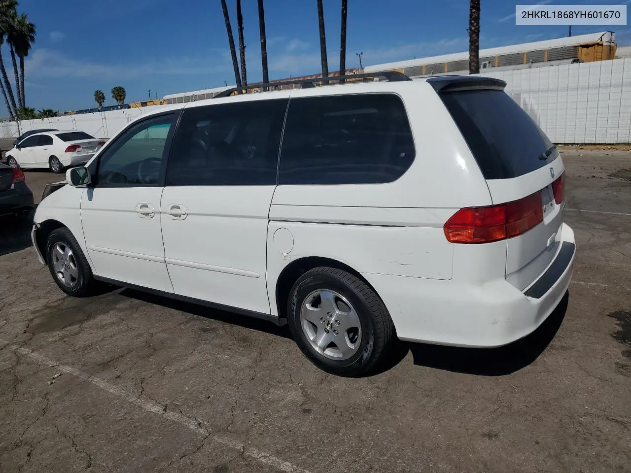 2000 Honda Odyssey Ex VIN: 2HKRL1868YH601670 Lot: 76977634