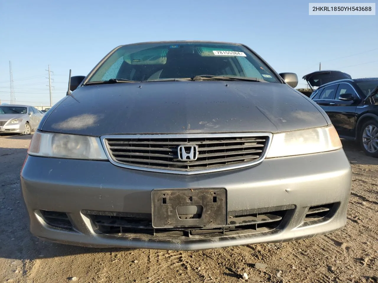 2000 Honda Odyssey Lx VIN: 2HKRL1850YH543688 Lot: 78155384