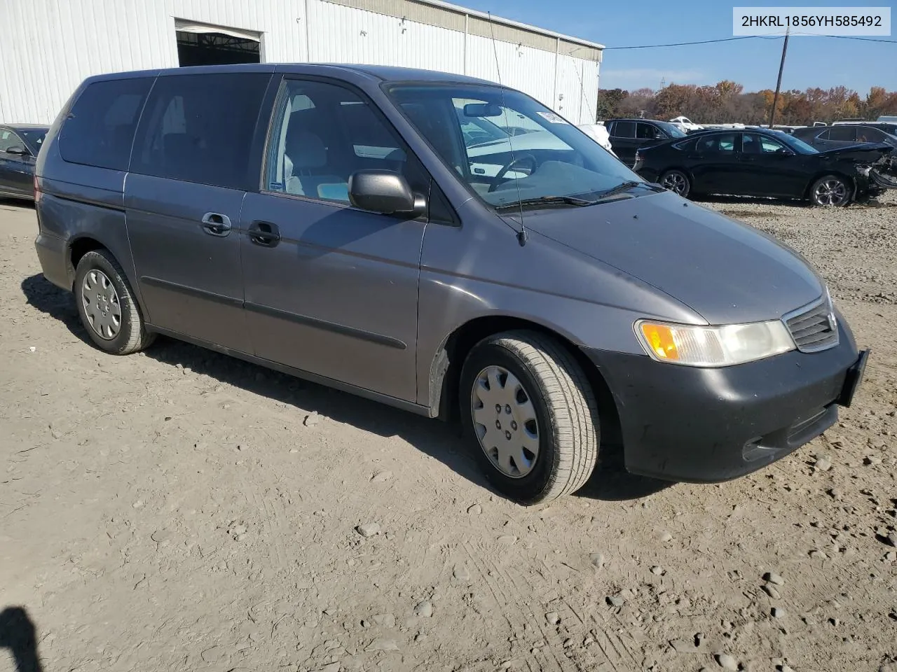 2000 Honda Odyssey Lx VIN: 2HKRL1856YH585492 Lot: 78549934