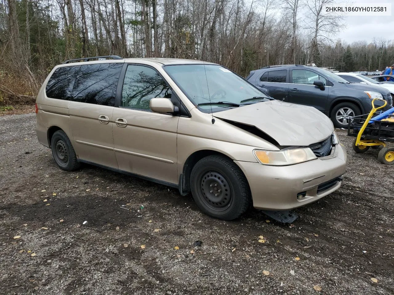 2000 Honda Odyssey Ex VIN: 2HKRL1860YH012581 Lot: 79036694