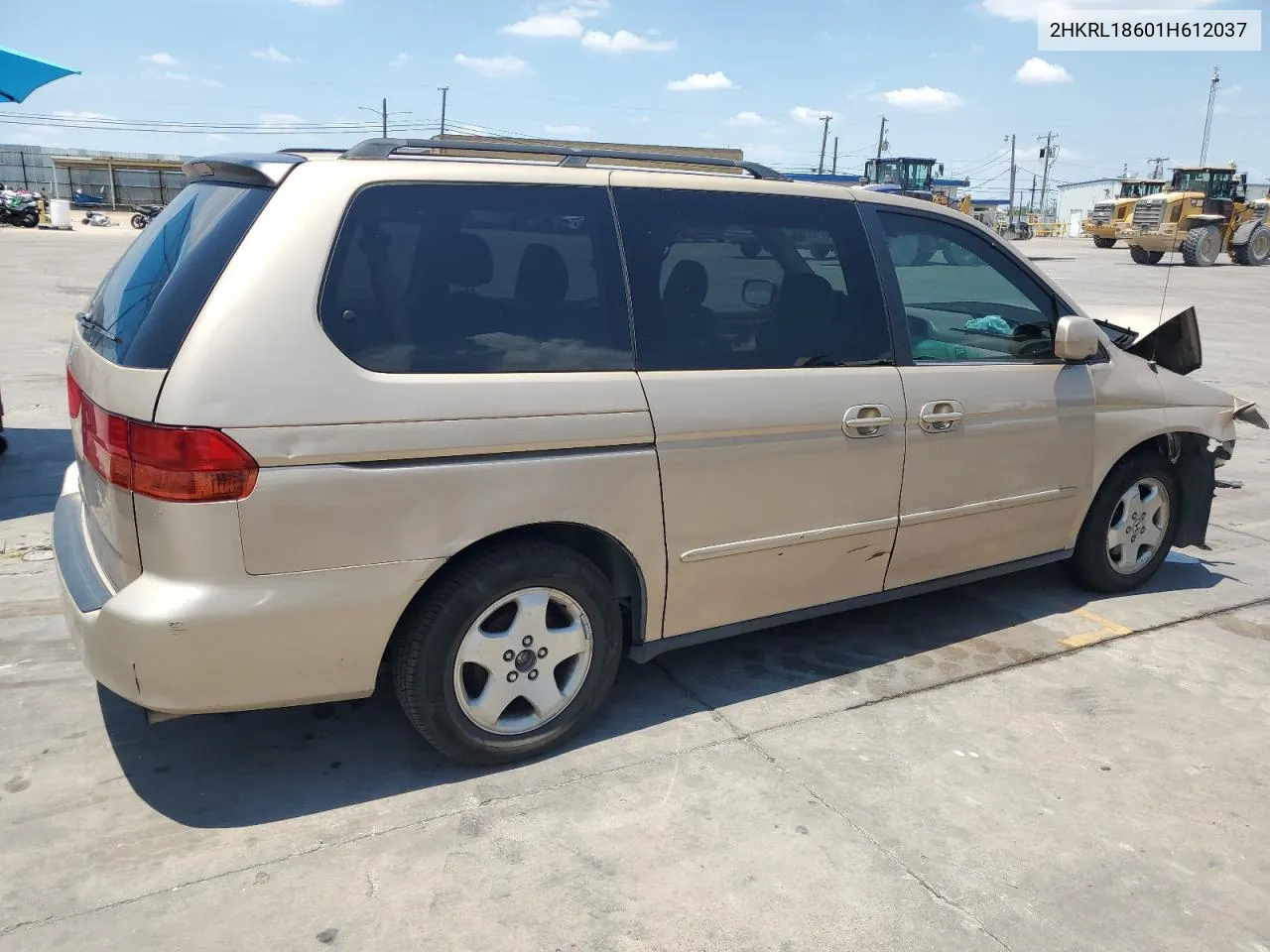 2001 Honda Odyssey Ex VIN: 2HKRL18601H612037 Lot: 62712364