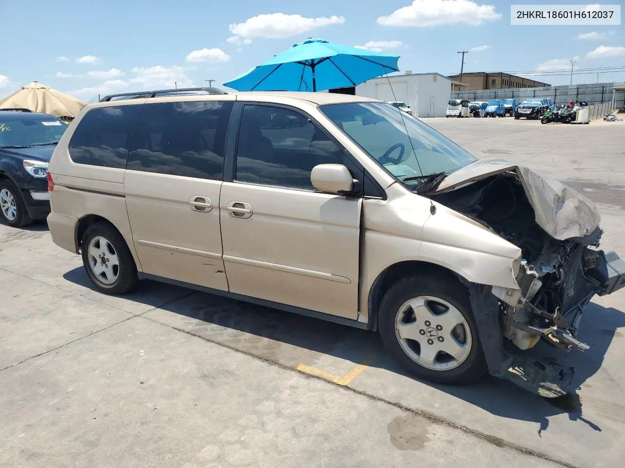 2001 Honda Odyssey Ex VIN: 2HKRL18601H612037 Lot: 62712364