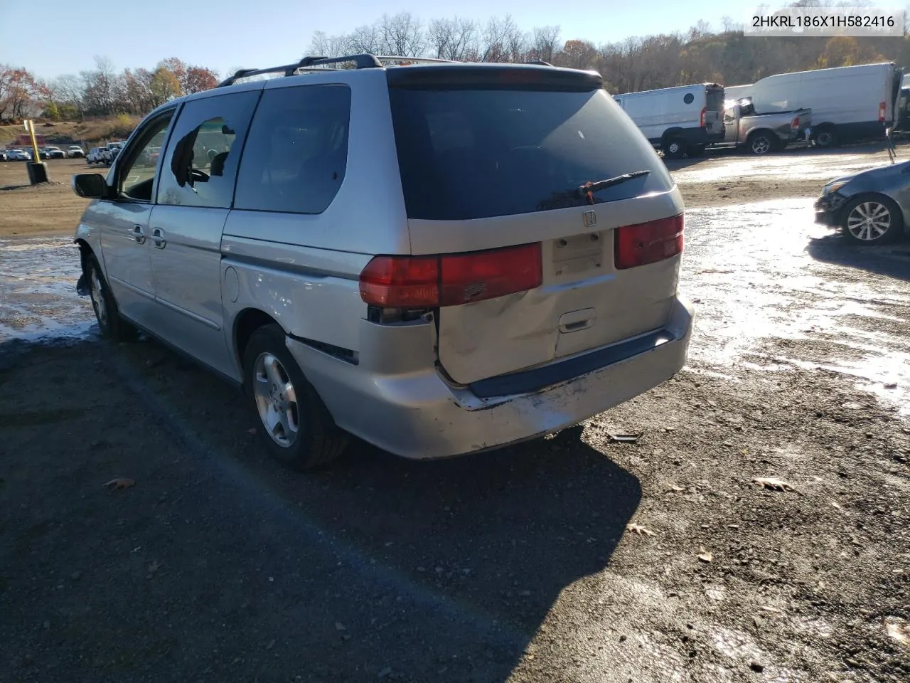 2001 Honda Odyssey Ex VIN: 2HKRL186X1H582416 Lot: 66563941