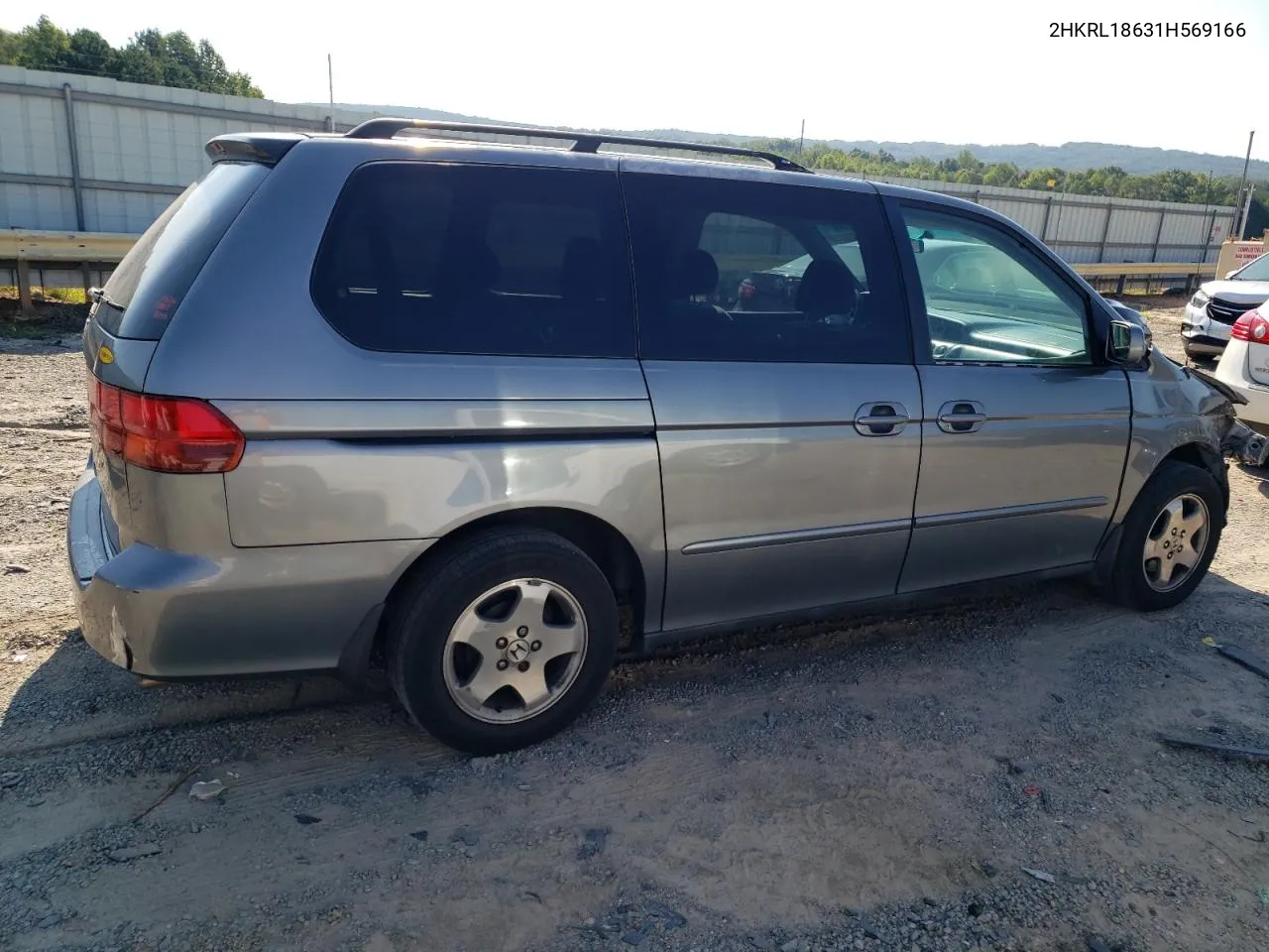 2001 Honda Odyssey Ex VIN: 2HKRL18631H569166 Lot: 67252704