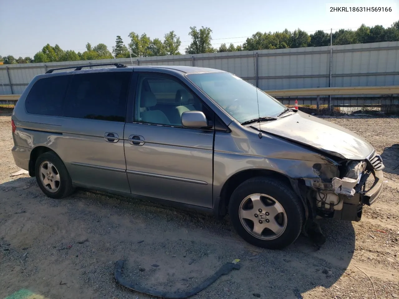 2001 Honda Odyssey Ex VIN: 2HKRL18631H569166 Lot: 67252704