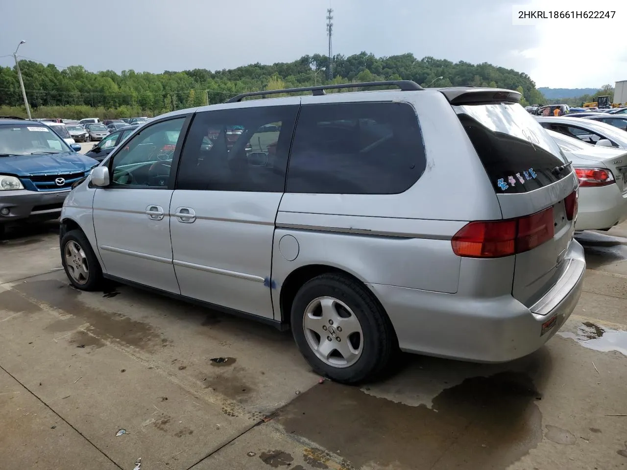 2001 Honda Odyssey Ex VIN: 2HKRL18661H622247 Lot: 72883034