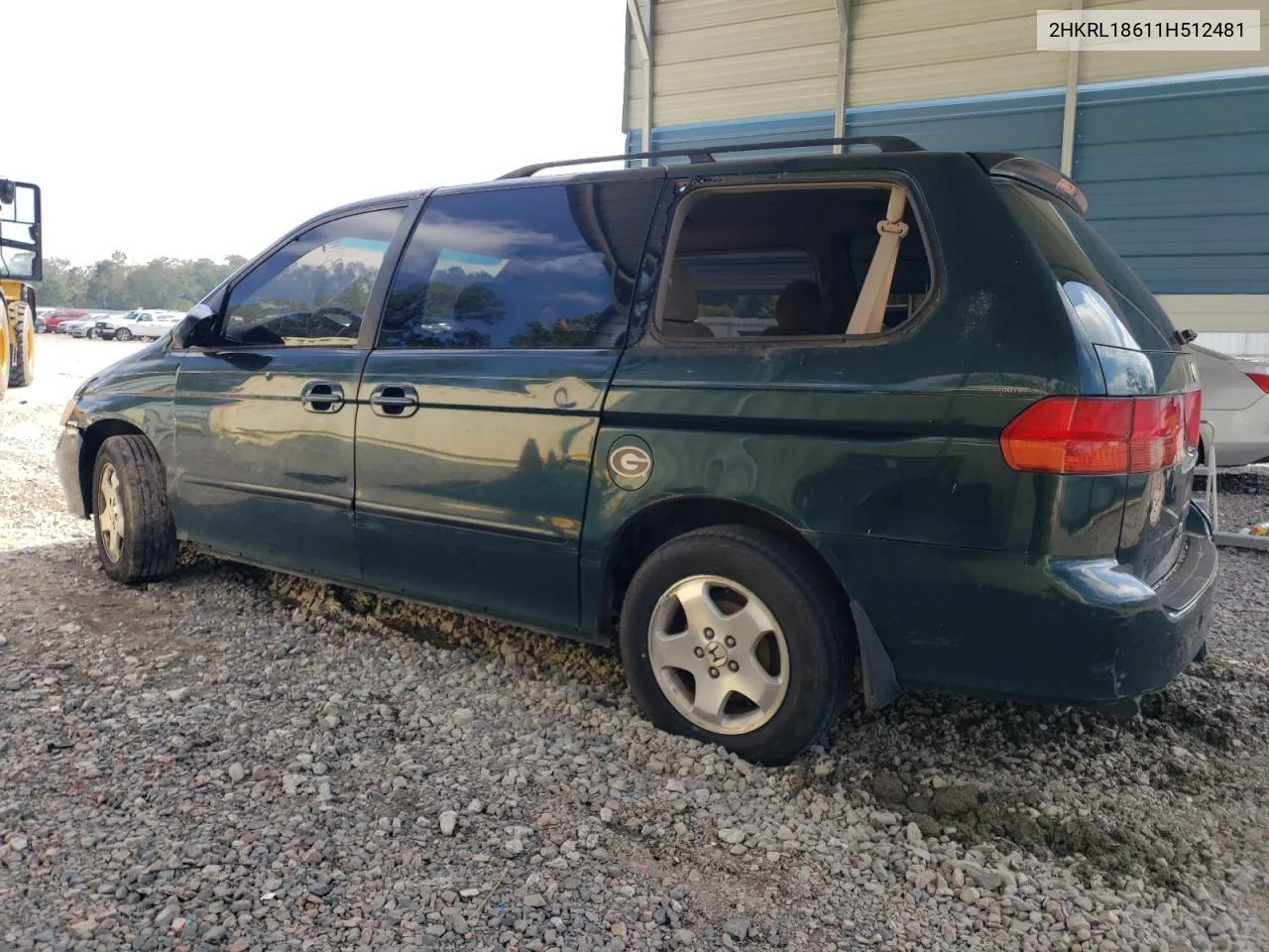 2001 Honda Odyssey Ex VIN: 2HKRL18611H512481 Lot: 73594004