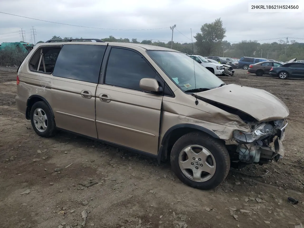 2HKRL18621H524560 2001 Honda Odyssey Ex