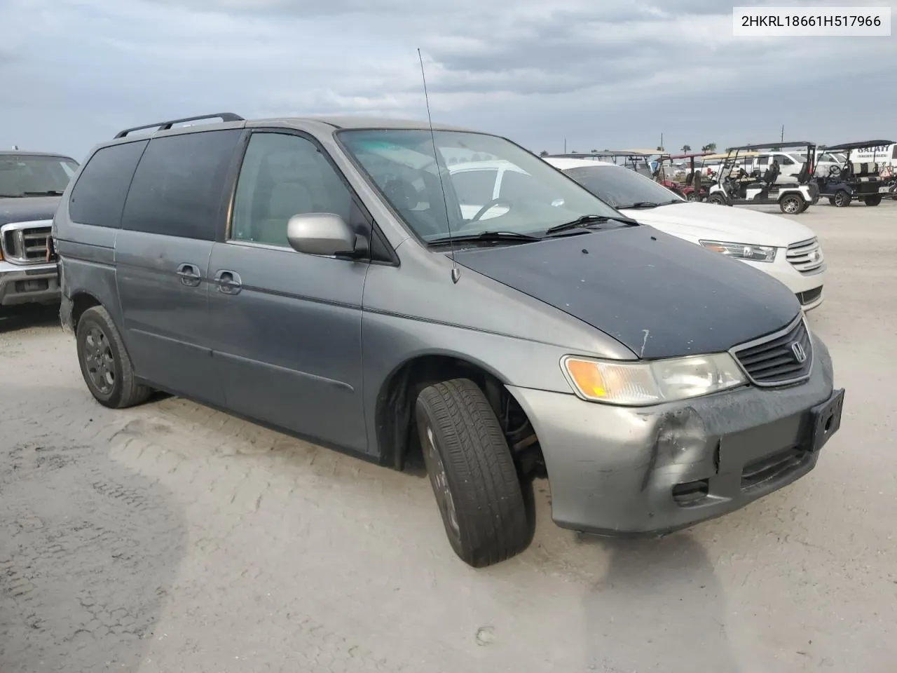 2001 Honda Odyssey Ex VIN: 2HKRL18661H517966 Lot: 74979794