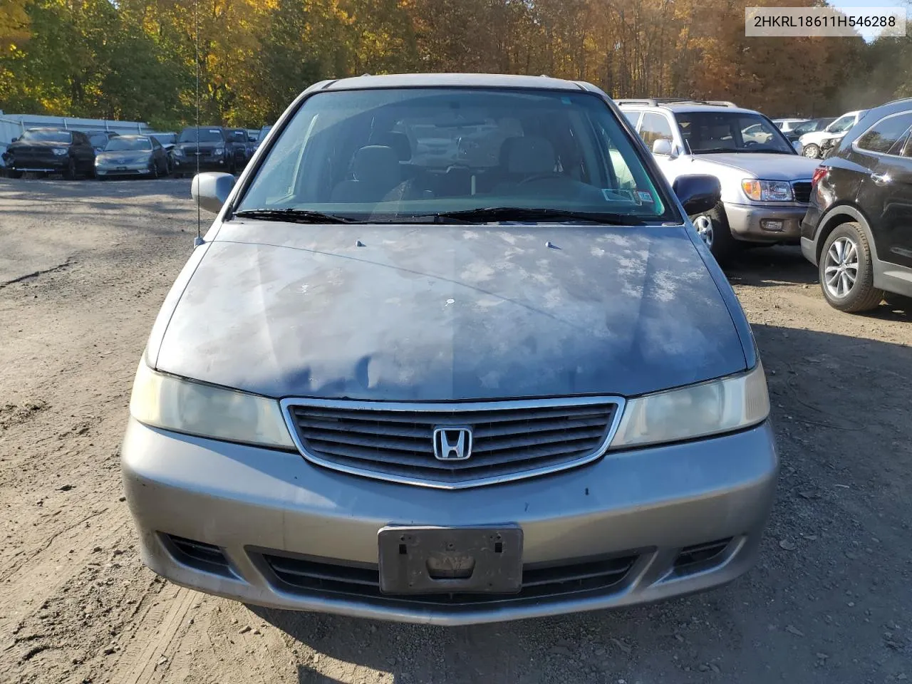 2001 Honda Odyssey Ex VIN: 2HKRL18611H546288 Lot: 76814834