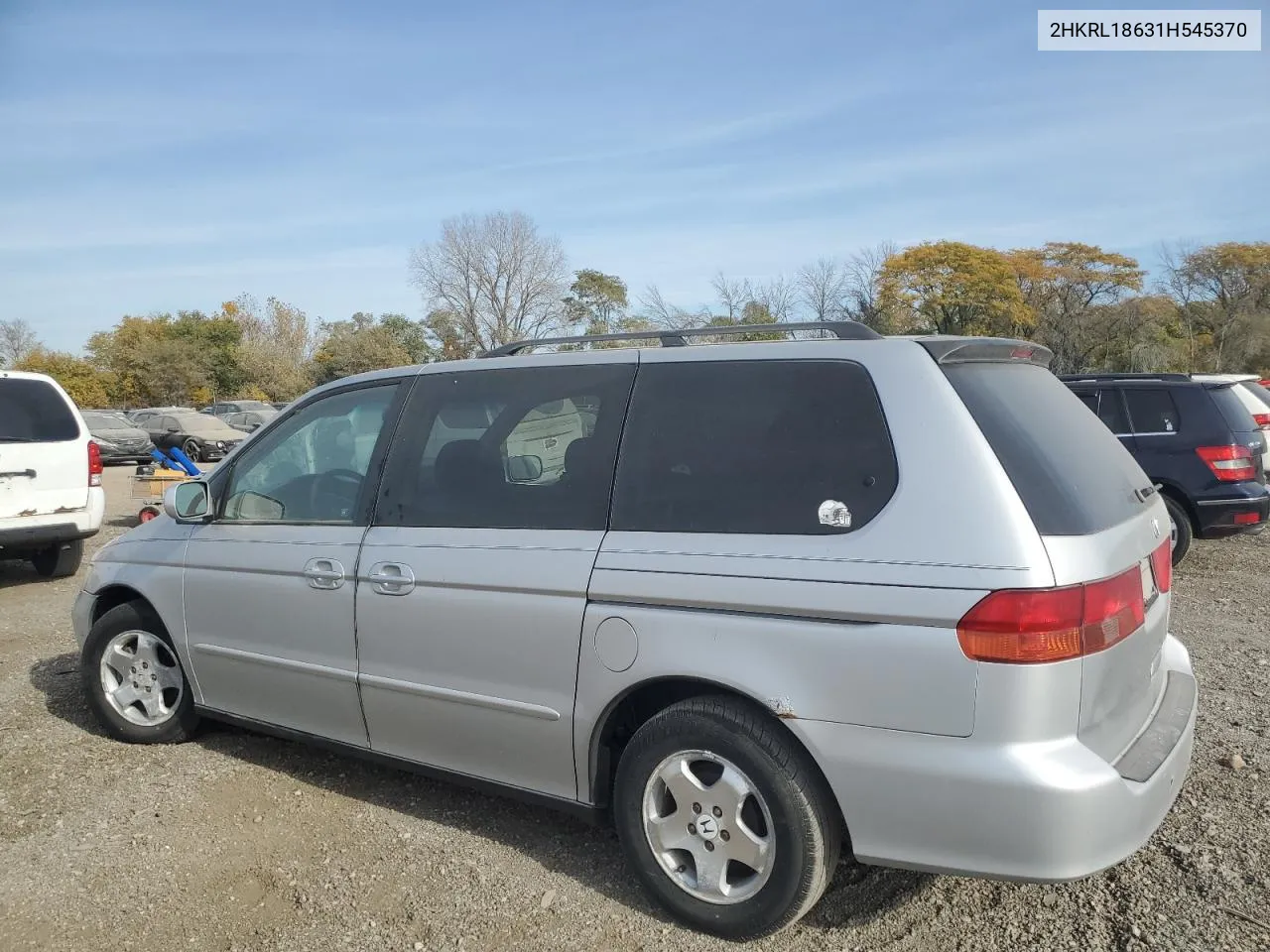 2001 Honda Odyssey Ex VIN: 2HKRL18631H545370 Lot: 76961024