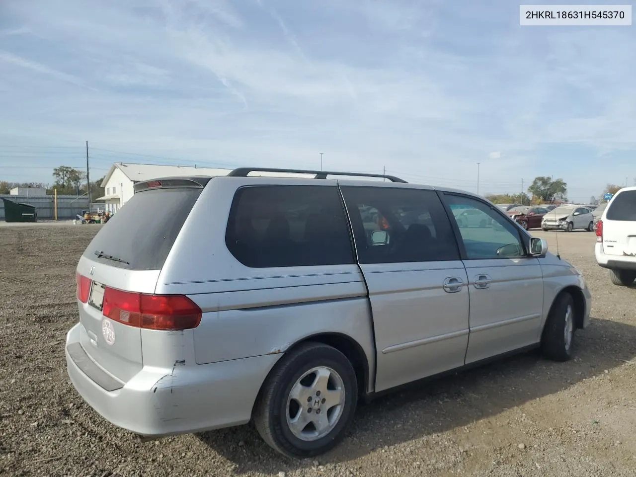 2001 Honda Odyssey Ex VIN: 2HKRL18631H545370 Lot: 76961024