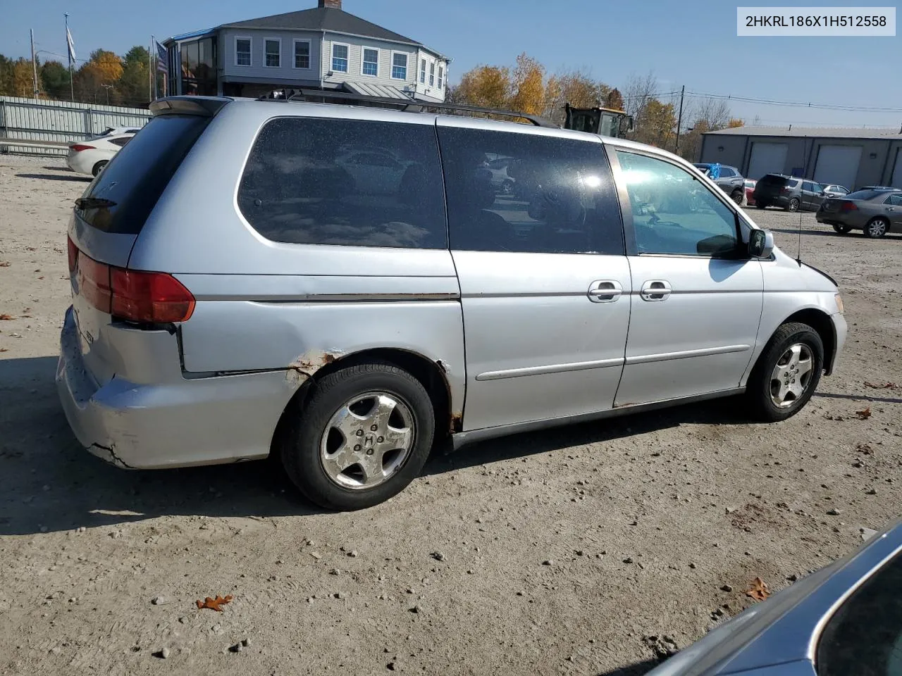 2001 Honda Odyssey Ex VIN: 2HKRL186X1H512558 Lot: 77574864