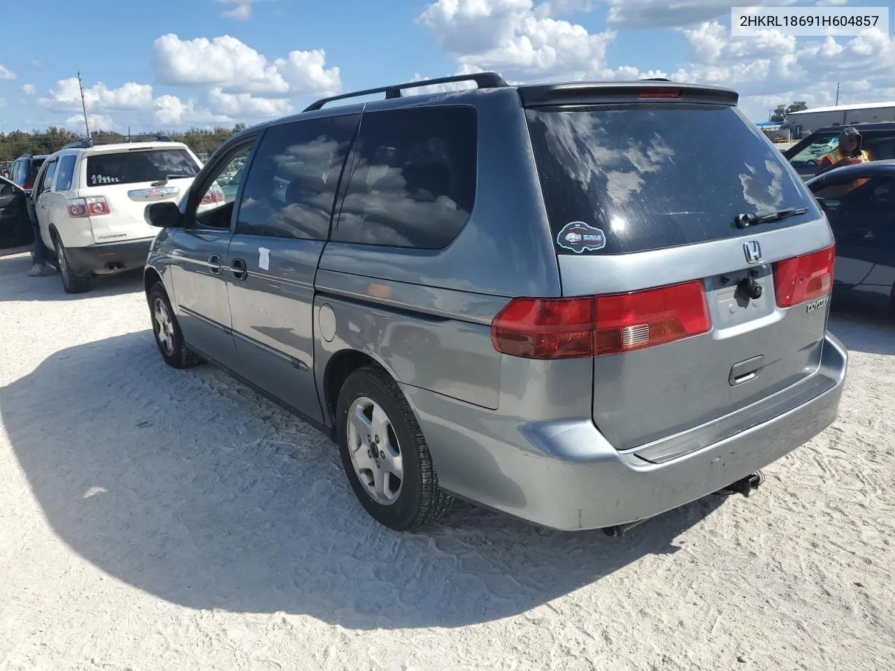 2001 Honda Odyssey Ex VIN: 2HKRL18691H604857 Lot: 78033174