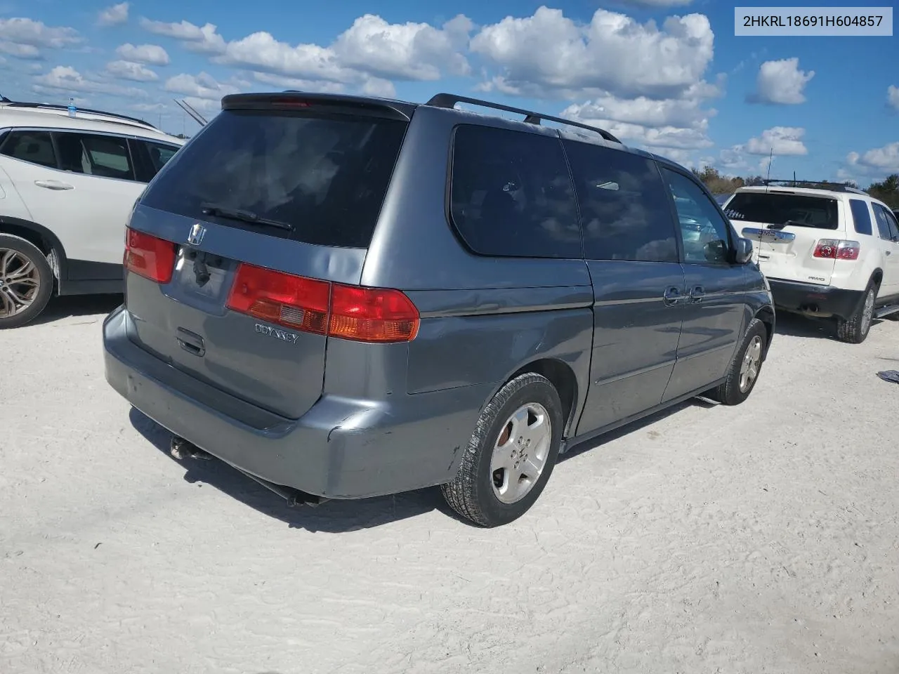 2001 Honda Odyssey Ex VIN: 2HKRL18691H604857 Lot: 78033174