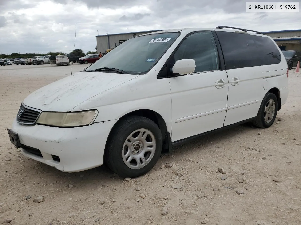 2001 Honda Odyssey Ex VIN: 2HKRL18601H519762 Lot: 78647604