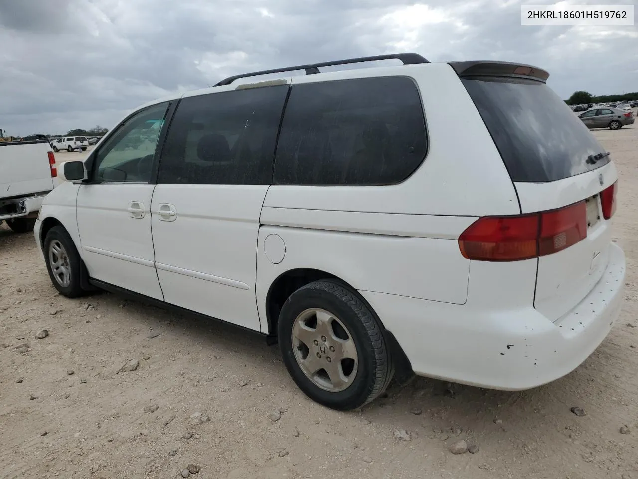 2001 Honda Odyssey Ex VIN: 2HKRL18601H519762 Lot: 78647604