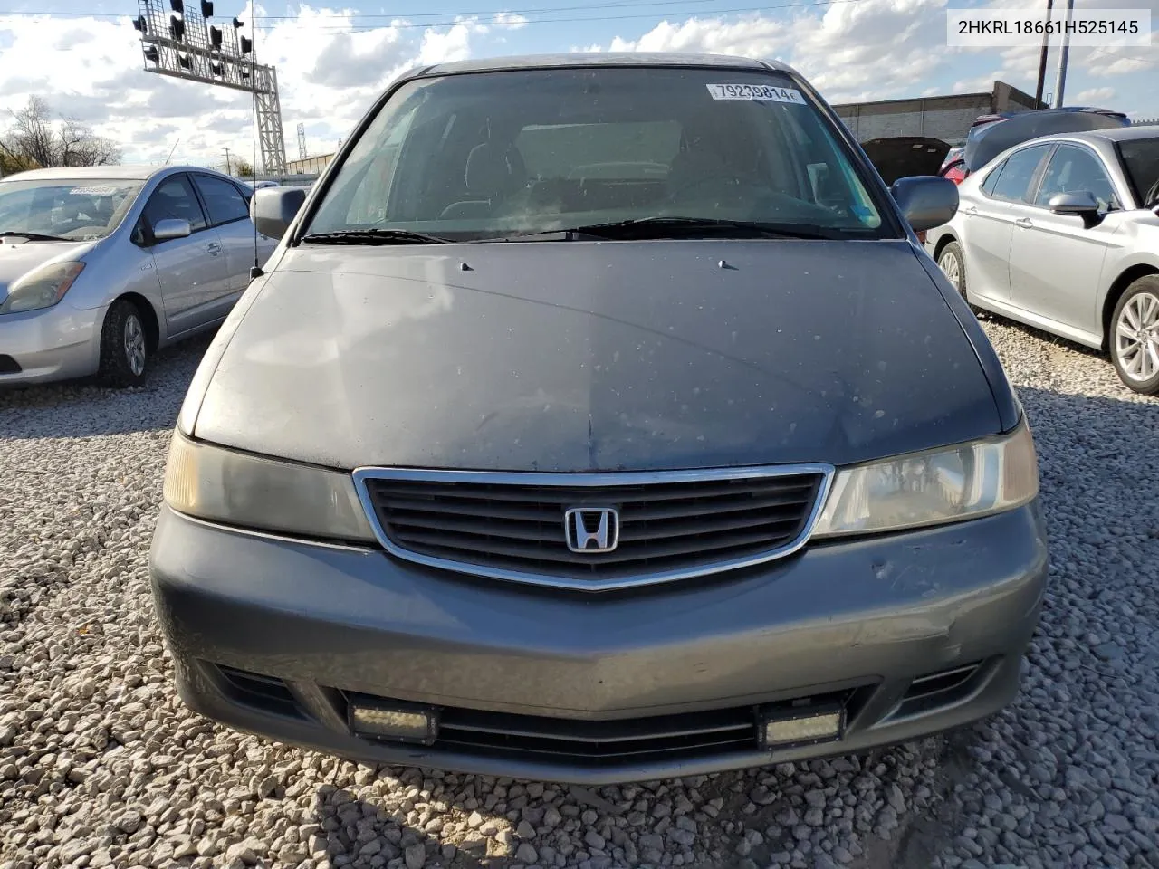 2001 Honda Odyssey Ex VIN: 2HKRL18661H525145 Lot: 79239814