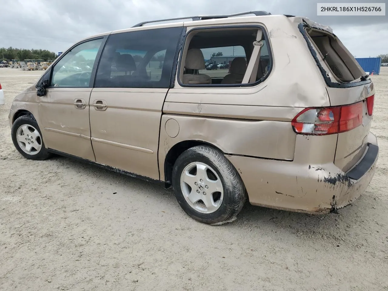 2001 Honda Odyssey Ex VIN: 2HKRL186X1H526766 Lot: 79278064