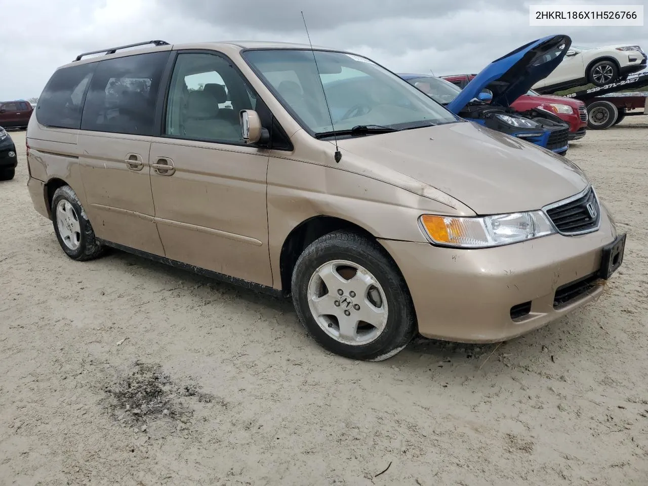 2001 Honda Odyssey Ex VIN: 2HKRL186X1H526766 Lot: 79278064