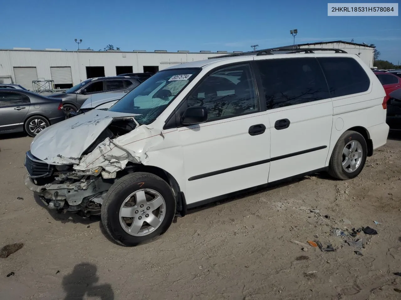 2001 Honda Odyssey Lx VIN: 2HKRL18531H578084 Lot: 80575734