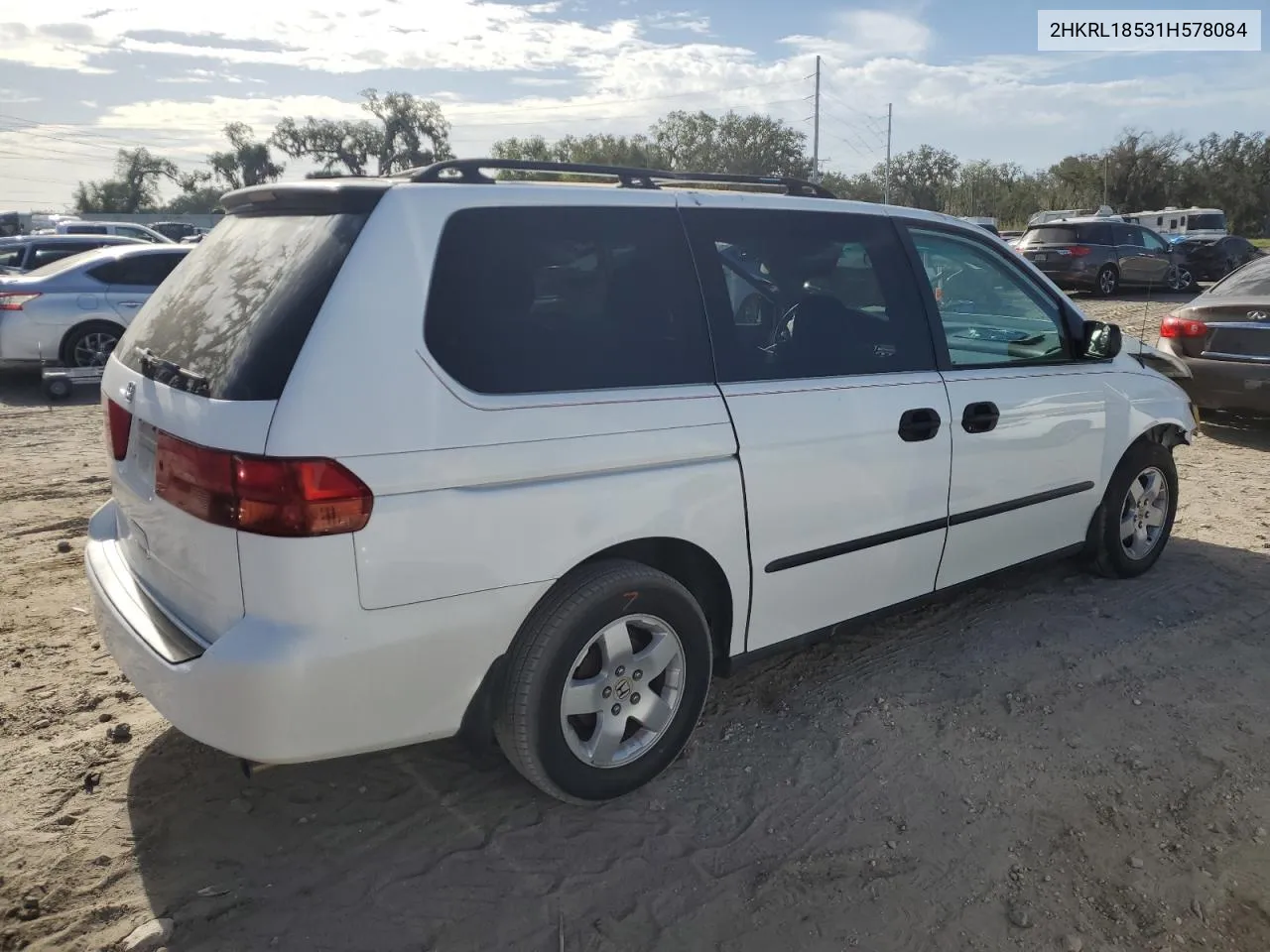 2001 Honda Odyssey Lx VIN: 2HKRL18531H578084 Lot: 80575734