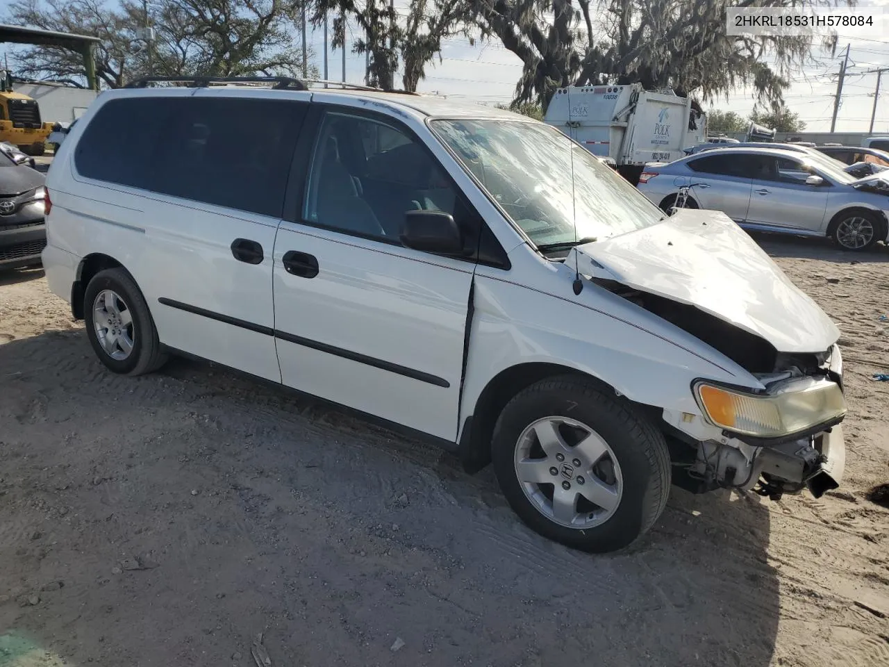 2001 Honda Odyssey Lx VIN: 2HKRL18531H578084 Lot: 80575734